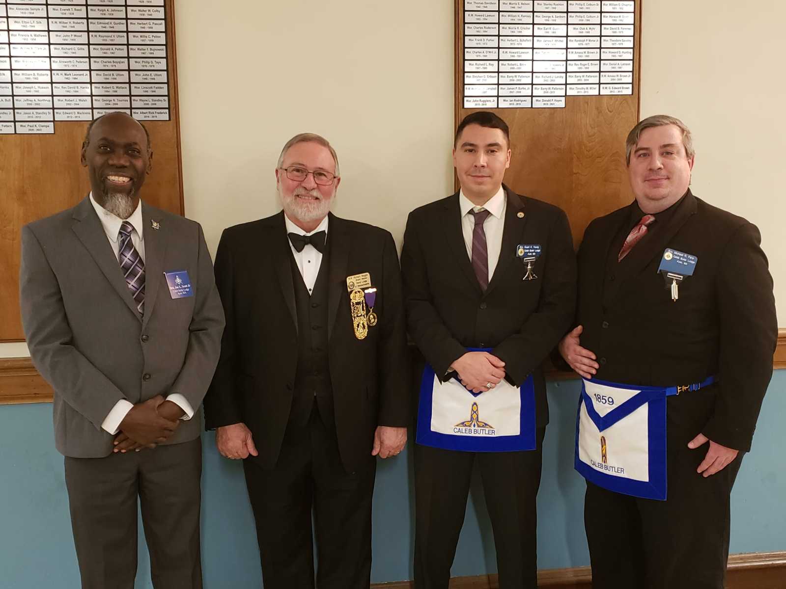 Grand Master & Caleb Butler Officers